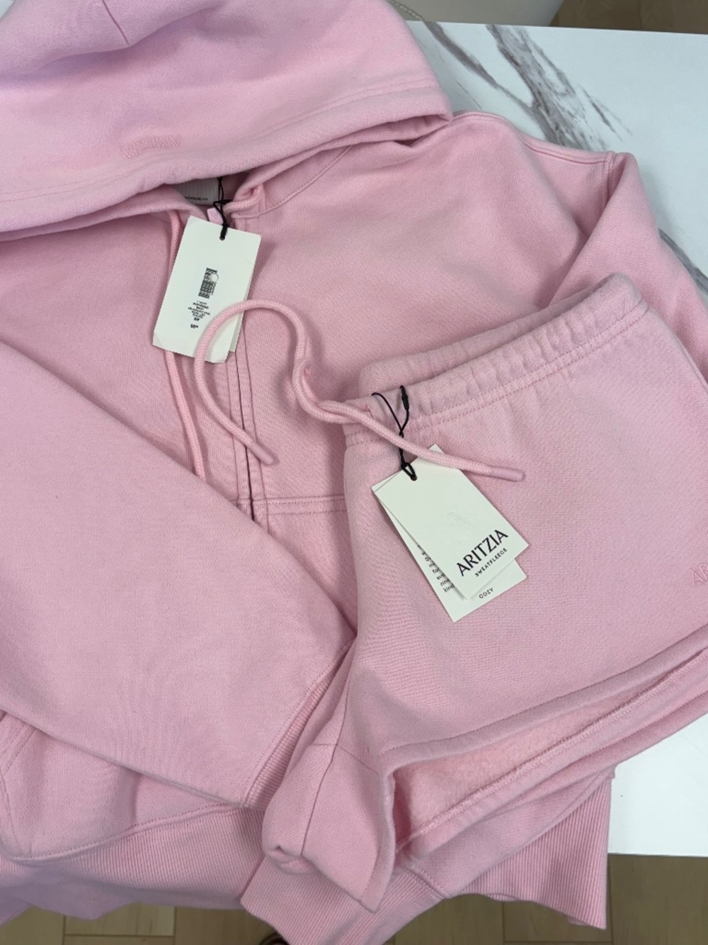 NWT aritzia sweatfleece set